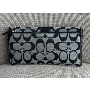Coach Bags - Coach Signature Stripe Credit Card Snap Wallet Coach Bags - Coach Signature Stripe Credit Card Snap Wallet